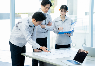 現場での管理業務（工程・品質・安全）